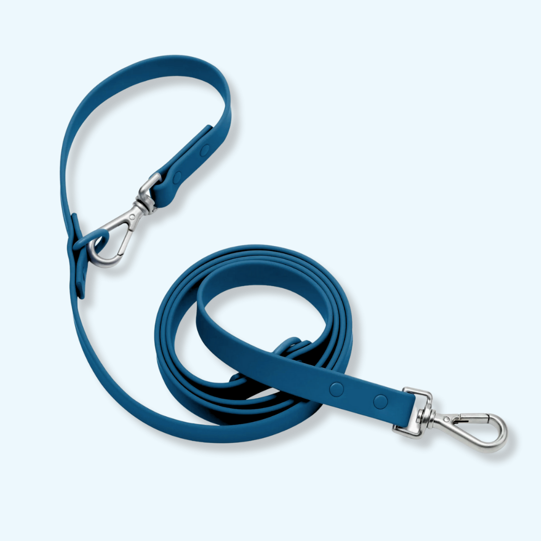 navy blue adjustable waterproof dog leash